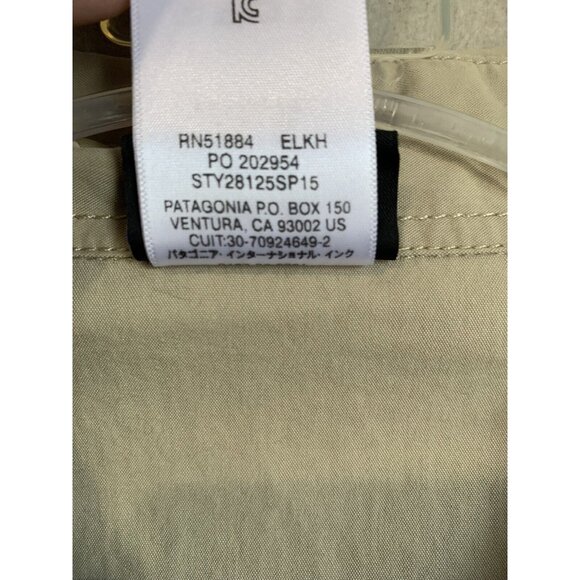 Patagonia Tenpenny Jacket Men’s XL Beige Water Repellent Vented Golf Lightweight - Picture 7 of 9